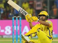 Kedhar Jadhav struggled for momentum in an important part of the chase